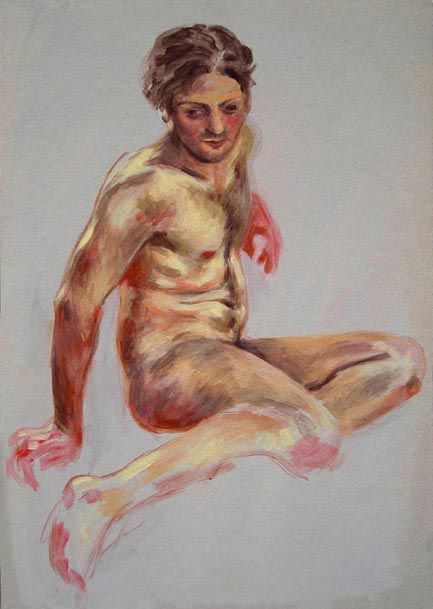 julie ricossé nu peinture 7