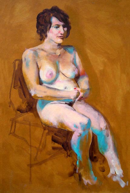 julie ricossé nu peinture 5